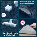 10x14 Area Rug Living Room: Navy Blue Area Rugs for Living Room - Large Shag Area Rugs 10 x 14 for Bedroom Soft Fluffy Carpet (Navy Blue/10x14 Feet)