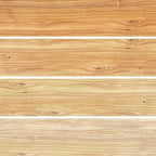 Floating Shelves for Wall, 40"W x 9.3"D x 1.5"H Rustic Solid Elm Wood Wall Shelves, Set of 2 with Invisible Heavy-Duty Metal Bracket, Deep Floating Shelf for Living Room Kitchen, Natural Finish