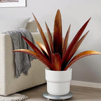 DIY Metal Agave Plant Art Yard Tequila Art Sculpture, Tequila Rustic Garden Sculpture Statue Outdoor Decor,Agave Metal Plants for Yard, Garden Lawn Ornaments (12 Leaves -Yellow)