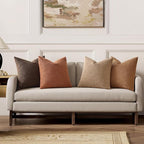 MIULEE Pack of 4 Decorative Textured Boucle Throw Pillow Covers 18x18 Inch Rustic Accent Solid Pillow Cases Soft Couch Cushion Covers for Modern Farmhouse Boho Chair Sofa Bed Livingroom Home Decor