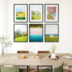 IBUYKE 18x24 Picture Frame,Solid Oak Wood 18x24 Photo Frame with Mat to 16x20,18x24 Picture Frames With Tempered Glass,Wall Mount Display,Home Decor,Black Oak 24 x 18 Frame,UWPF1824B