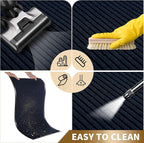 Yimobra Front Door Mat Outdoor Indoor Entrance, 100% Waterproof All-Season All Weather Doormat, Welcome Matt Outside Entry, Non Slip, Low Profile, Heavy Duty Patio Porch Floor Mats,29.5 x 17,Navy Blue