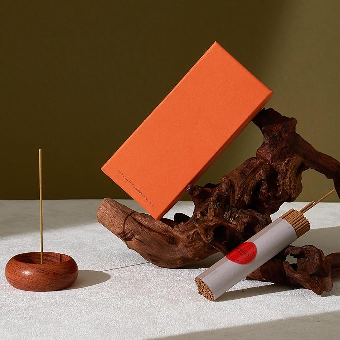 Taihang Cliff Agarwood Incense Sticks – 120 Natural Incense Sticks for Meditation and Spiritual Use