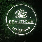 Custom Business Neon Sign，LED Neon lights Professional customized, Custom Neon Signs Personalized for Studio Office Storefront Logo Gym Restaurant Store Hotel Bar Salon Beauty Nail Shop Party Prom