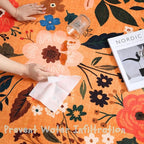 Bedroom Rug 3x5 Rug Washable Area Rug Non Slip Low Pile Boho Floral Small Carpet for Bedroom, Bedside, Kitchen, Entryway, Kids Room, Office, College Dorm Essentials for Girls(Yellow)