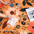 Living Room Rug 6x9 Rug Machine Washable Boho Area Rug Non Slip Floral Vintage Low Pile Large Rug for Living Room, Bedroom, Farmhouse, Dining Room, Kids Playroom(Yellow)