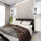 PARTPHONER Floor Lamp for Living Room, Modern Standing Lamps with Lampshade, Minimalist Tall Lamp with Foot Switch for Living Room, Bedroom, Kids Room, Office(Bulb Not Included)