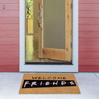 Gertmenian Friends Coir Doormat - 2x3 Welcome Mat (2-Pack), Ideal for High Traffic Areas in Front Door, Garage, Entryway - Paramount Central Perk/Welcome, 80028
