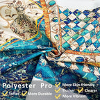 Elephant Tapestry, Forest Moon Tapestries, Bohemian Hippie Boho Trippy Indie Aesthetic Wall Tapestry, Watercolor Yoga Mystic Vintage Wall Hanging, Home Decor for Bedrooms Living Rooms Dorm Studios