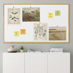 SIGNWIN Poster Bathroom Decor, Wall Art Room Decor Multicolor for Living Room, Bedroom, Office Autumn Spring Rustic Flower Landscape Classic Vintage Retro Illustrations - 12"x16"x4