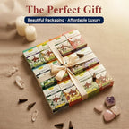 Tulasi Backflow Incense Cones with Natural Oils, Scents Set of 12 Fragrances (120 Cones) Calming Home Aromatherapy, Yoga, Meditation, Relaxing, Mixed Scents with Natural Oils