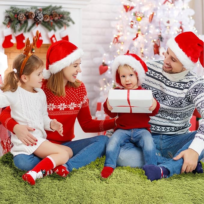 Fluffy Round Area Rugs for Living Room,6'X6'Shag Circle Area Rugs for Bedroom,Non Slip Fuzzy Plush Rug for Kids Room Boys Girls Room and Dorm Home Decor Rug