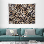 HZOHNAGO Leopard Print Tapestry Nature Wildlife Vintage Cheetah Fur Spot Animal Skin Wild Animals Spots Printed Wall Tapestry Painting Wall Hanging for Bedroom Living Room Dorm 40" W x 30" H