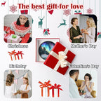 Stained Glass Window Hanging, Aurora Landscape Sun Catchers Glass Panel Green Trees Suncatcher Decor for Birthday for Women, Men, Wife, Aunt, and Mom 9.8 in