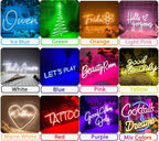 OBTAIN Custom Neon Signs, Neon Sign Customizable for Wall Decor, Personalized Neon Sign for Wedding Birthday Party Gift Party Bar Game Room Home Business Shop Name Logo Neon Sign