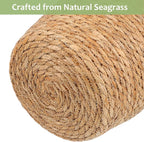 Woven Straw Flower Pot Seagrass Planters Basket Garden Plant Pot Containers Wicker Rattan Vase Sundries Organizer Storage Bins for Indoor Outdoor Plants