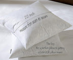 22x22 Decorative Throw Pillow Inserts-Down Feather Pillow Inserts-Square-Cotton Fabric-Set of 2-White.
