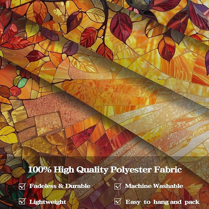 Lunerfex Tree of Life Tapestry Stained Glass Tapestry Wall Decor Tapestries for Bedroom Art Tapestries Wall Hanging for Bedroom Living Room Glass-Tree-03 70"x90"