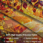 Lunerfex Tree of Life Tapestry Stained Glass Tapestry Wall Decor Tapestries for Bedroom Art Tapestries Wall Hanging for Bedroom Living Room Glass-Tree-03 60"x80"