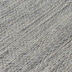 Adiva Rugs Outdoor Indoor Area Rug, Weather Resistant, Easy to Clean, Stain Resistant Floor Mat for Dining Room, Backyard, Deck, Patio (Silver Weiss, 2'6" x 7')