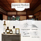 PRISTINE Japanese Ryokan/Inspired by Shang Hotel Linen & Room Spray Air Freshener, Made With Essential Oils, Fragrance room spray with Lavender, Lily, Sandalwood Scent, 3.4oz Pillow Spray