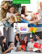 Solar Garden Statues Outdoor Decor- Yard Decorations for Patio, Balcony, Backyard, Lawn Ornaments - Elephants Figurines with LED Light- Unique Birthday House Warming Gifts for Women, Mom, Grandma