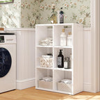 4 Cube Book Shelf - High-Strength Steel Cube Storage Organizer with Open Display Shelves for Living Room