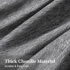 Couch Cover for Dogs Sectional Sofa Covers Washable for 2 Cushion Couch, Chenille Couch Cover Blanket, Sectional Sofa Slipcovers, Multi-Use Furniture Protector for Kids, Pets, 91" X134", Dark Grey