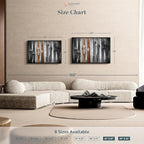 ElephantStock Ski Collection Wall Art - Horizontal Framed Canvas - 1-Piece Bathroom Wall Decor - Photography sports Canvas Print - Brown and Black Decor for Wall - 43" X 29"