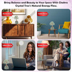 Green Aventurine Crystal Tree with Green Aventurine Stone Base Tree of Life Decor for Bedroom, Birthday Gifts for Women, Sister Gift, Birthday Gifts for Mom, Cute Home Decor Housewarming Present