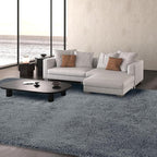 Living Room Area Rug 10x12: Shag Rug 10 X 12 Grey Large Plush Fluffy Soft Rug for Living Room Bedroom - Modern Indoor Shaggy Fuzzy Floor Carpet