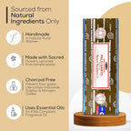 Satya Nag Champa Palo Santo Incense Sticks 250 gm Pack, Insenses with Raajsee Insence Holder Bundle, Nag Champa Natural Incense