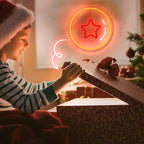 Anime Neon Sign, One Star Ball Neon Signs for Wall Decor, Dimmable Acrylic Neon Lights for Bedroom Livingroom Game Room Man Cave Birthday Party Decorations Gift