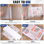 150 Pack 5 Mil Laminating Sheets, 9x11.5 Inches Thermal Laminating Pouches, for Laminator, Letter Size, Ultra Clear, Thick, Hold 8.5x11 Inches, Office School Supplies