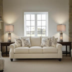 Set of 2 Rustic Table Lamps for Living Room with 2 USB Ports, Vintage Bedside Lamps with Gray Frosted Glass Night Light for Bedroom Desk Lamps for Entryway, 4 Bulbs Included