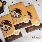 Floral Simplicity Caramel Latte Scented Sachets Pack of 6, Fall & Winter - Long-Lasting Scented Bags, Home Fragrance, Air Freshener & Deodorizer for Closet, Room, Drawer, or Cars, Made in The USA