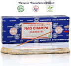 Raajsee Incense Holder Bundle with Satya Nag Champa Incense Sticks 250 gm Pack, Satya Sai Baba Nagchampa Natural Insence Sticks