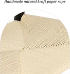 Wishbone Chair Natural Solid Wood Dining Chair/Hans Vegner Y Chair Rattan and Wood Accent Armrest Chairs Set of 2 (Ash Wood - Black + Natural Cord 2 Chairs)