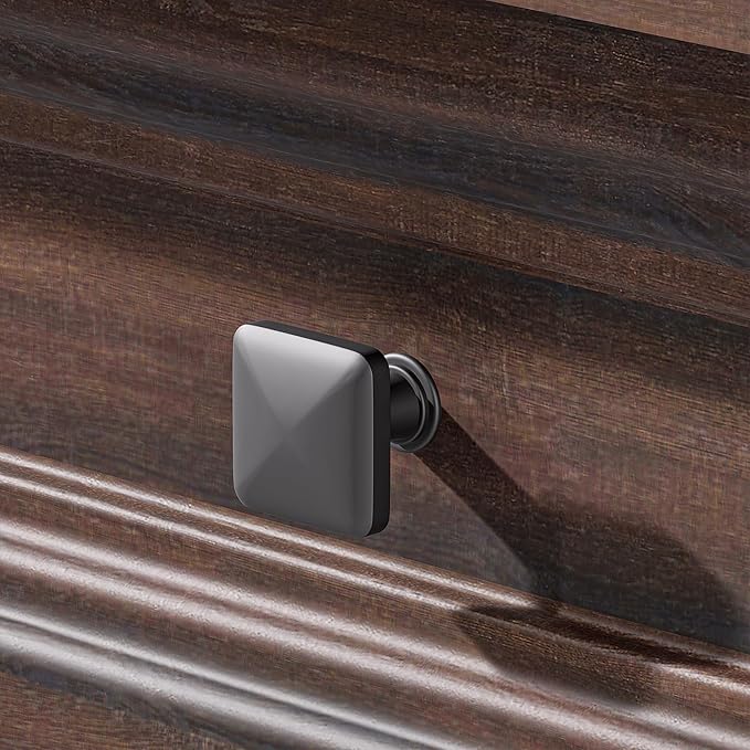 Farmhouse 8 Drawer Dresser for Bedroom, 41" Tall Wood Chest of Drawers, 43.3" Wide Dresser TV Stand, Storage Closet Drawer Organizer for Bedroom, Walnut