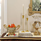 Candlestick Holders Gold, 1 Pack Taper Candle Holder for Candlesticks, Candle Sticks Holder Decor for Home Decor