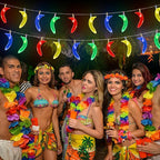 Couah [ 8 Modes & Timer ] Tropical Fruit Banana String Lights, 16 FT Summer String Lights with 30LED Banana Lights, Summer Fairy Lights Battery Operated for Tropical Beach Party Birthday Summer Decor