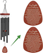Daughter gift from mom on her Wedding Day/Daughter wedding Gift from Mother, Bride Gift from Mother Wedding Wind Chime