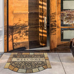 Durable Welcome Door Mats, 24"x36" Heavy-Duty Large Outdoor Mat for Front Door with Non-Slip Rubber Backing for Outside Entry, Garage, Patio, High Traffic Area