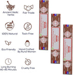 Satya Nagchampa Musk Incense Sticks, Satya Bng (Bangalore) Insenses 15gmx3 Pack (45 GMS) with Raajsee Incense Holder Bundle, Satya Nagchampa Natural Incense