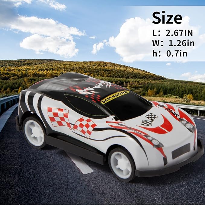 28 Pack Pull Back Cars for Kids, Mini Vehicles Toy Bulk Party Favor Race Cars Toys, Goodie Bag Stuffers, Pinata Fillers for Boys Girls Toddlers