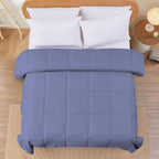 Modern Threads Down Alternative Reversible Comforter Blue/Cream Queen