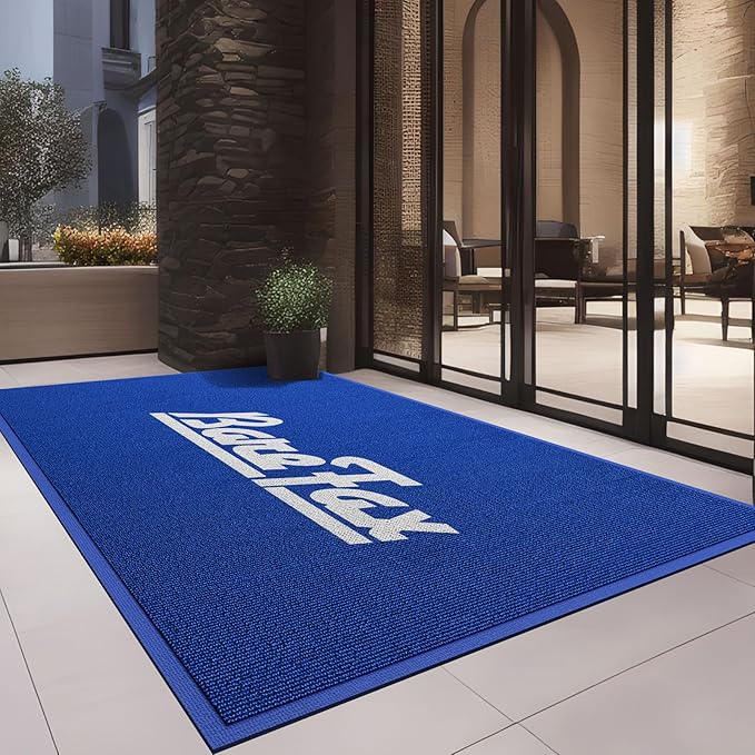 Custom Commercial Grade Floor Mat Doormat Entryway Area Rug Welcome Carpet for Business Home Indoor/Outdoor Non Slip Washable Durable