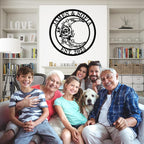 Moon Metal Floral Art Decor Black Boho Large Floral Moon and Star Phase Wall signs for Half Moon Flower Sculpture Hanging Wall Decor for Bedroom