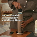 Homedics SereneScent Maldives Escape, Fresh & Woody Home Fragrance Oil, 120 ml, for use with Homedics SereneScent Waterless Diffuser (ARMH-970/973), Clean & Natural, up to 100% USDA Biobased