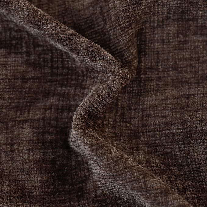 CaliTime Throw Pillow Covers Decorative 18 X 18 Inches Pack of 2 Cozy Chenille Cushion Cases for Couch Sofa Bed Living Room Home Coffee